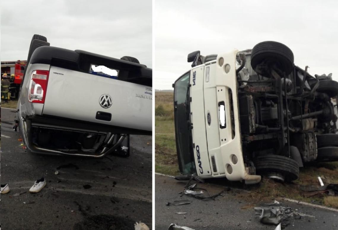 Villa Gesell: un choque frontal entre una camioneta y un camión dejó un ...