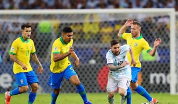 Imagen de Eliminatorias Sudamericanas: las rachas que buscará cortar hoy la Selección Argentina contra Brasil