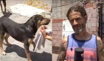 Imagen de El perro que salvó a su dueño y a un gatito del incendio que destruyó la casa por completo