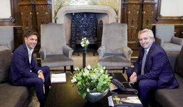 Imagen de Cumbre en la Casa Rosada: Alberto Fernández recibió a Axel Kicillof