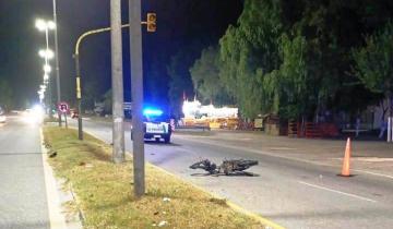 Imagen de Dolores: un motociclista murió al chocar contra una columna en la Ruta 63
