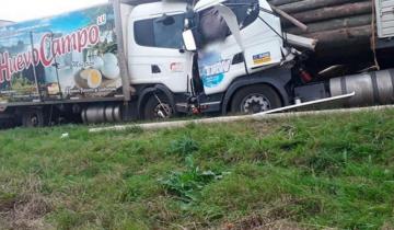 Imagen de Trágico accidente en la Ruta 18 involucró a tres camiones: murió un hombre