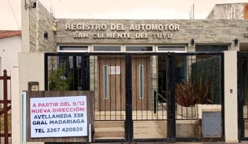 Imagen de Por decisión de Nación, cerró el Registro del Automotor de San Clemente y lo trasladaron a Madariaga