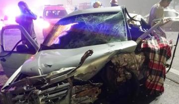 Imagen de Tragedia en la Ruta 2: manejó 17 kilómetros en contramano, chocó contra otro auto y mató al conductor
