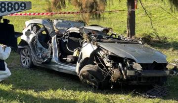 Imagen de Accidente en la Panamericana: cinco jóvenes murieron tras volcar y chocar contra un árbol