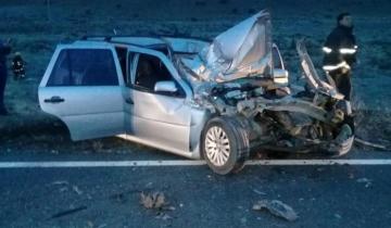 Imagen de Mueren una abuela y su nieto de 11 años en un choque en la ruta