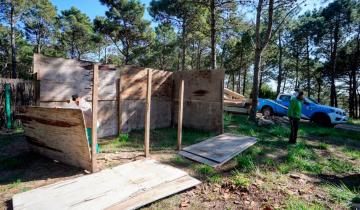 Imagen de Villa Gesell: la policía impidió un intento de usurpación de un terreno por parte de una familia