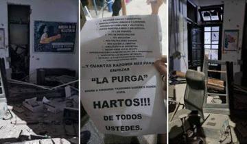 Imagen de Atentaron contra un local del Frente de Todos en Bahía Blanca
