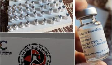Imagen de Buscaban droga y encontraron frascos de vacunas AstraZeneca