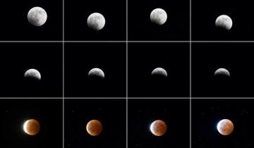 Imagen de Eclipse lunar del 27 de agosto: así se vio en la Costa Atlántica bonaerense