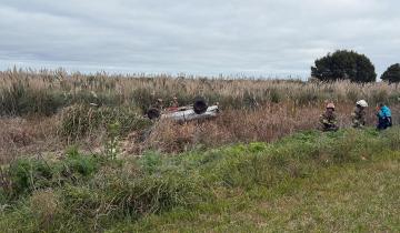 Imagen de Milagro en la Ruta 74: un conductor resultó ileso tras un impresionante vuelco