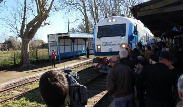 Imagen de El video de la gobernadora Vidal y las fotos de la gran vuelta del tren a la región