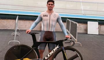 Imagen de El costero Lucas Vilar compite desde hoy en el Mundial de Ciclismo de Pista Élite en Chile, donde es el único representante de Argentina