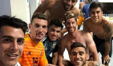 Imagen de Así festejaron los jugadores la agónica clasificación ante Nigeria