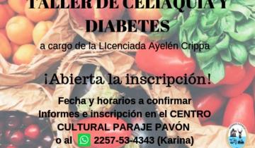 Imagen de General Lavalle: brindarán un taller de celiaquía y diabetes