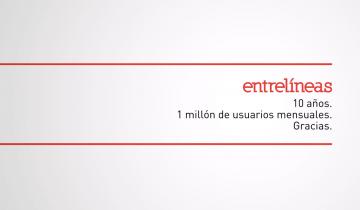 Imagen de ENTRELINEAS.info lanzó su campaña por el décimo aniversario