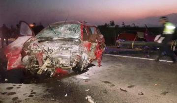 Imagen de Cuatro muertos en un choque frontal entre dos autos