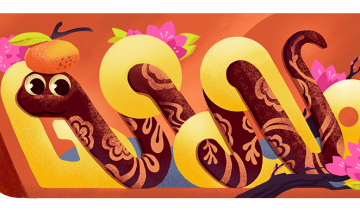 Imagen de Horóscopo chino: Google celebra el año de la serpiente de madera con un doodle interactivo
