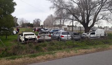 Imagen de Accidente de El Pepo: se hicieron las pericias oculares en la Ruta 63 y en la camioneta