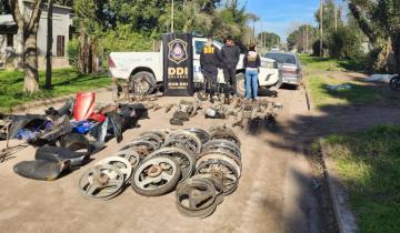 Imagen de General Madariaga: desarticulan una banda que robaba motos y operaba un desarmadero ilegal