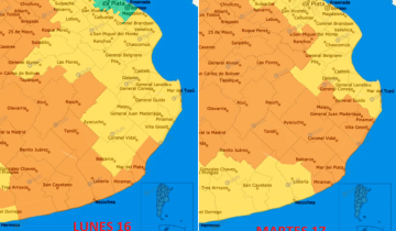 Imagen de La Provincia: rige un alerta naranja y otro amarillo por tormentas para lunes y martes