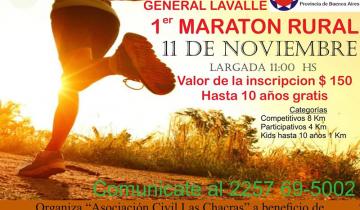 Imagen de Abrió la inscripción para la 1ª Maratón Rural en General Lavalle