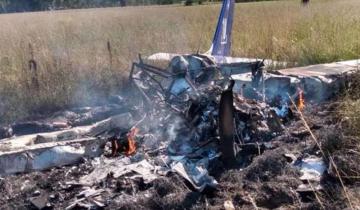 Imagen de Un avión ligero cayó en Cañuelas y murieron dos personas