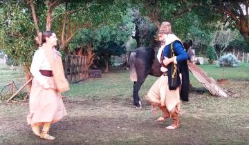 Imagen de Una pareja lavallense ganó un certamen online de danzas folklóricas