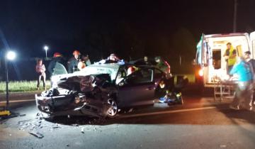 Imagen de Castelli: dos heridos tras un fuerte accidente en Ruta 2