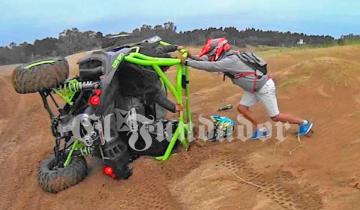 Imagen de Murió una mujer al accidentarse con un UTV en La Frontera de Pinamar