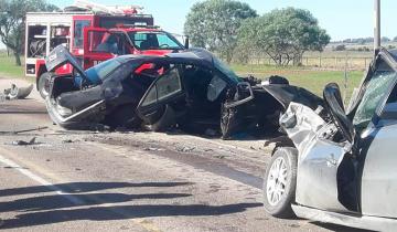 Imagen de Un hombre murió tras el choque entre tres autos en la ruta