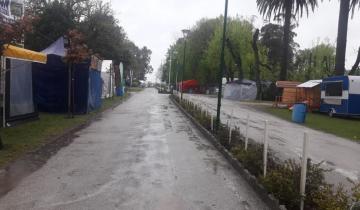 Imagen de Por la lluvia se suspendieron las actividades de hoy en la Expo Rural