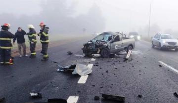 Imagen de Castelli: una persona resultó herida tras un choque en la Autovía 2