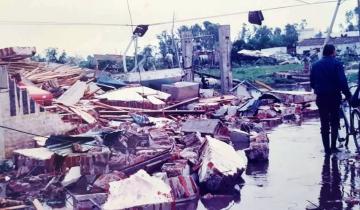 Imagen de Dolores: se cumplen 40 años del tornado que asoló la ciudad