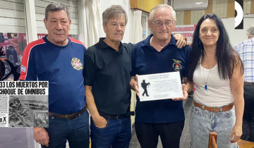 Imagen de Castelli: sobrevivió a la tragedia de la Ruta 2 de 1979 y volvió 47 años después para agradecer a los bomberos