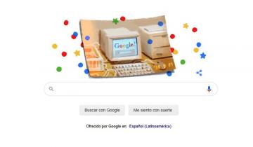 Imagen de El doodle retro con el que Google celebra su cumpleaños