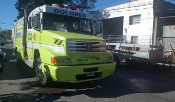 Imagen de Dolores: tres heridos al estallar un tanque que estaban soldando