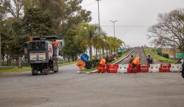 Imagen de Dolores: por reparación de pavimento estará reducida la circulación en el distribuidor de calle Lamadrid y Ruta 2