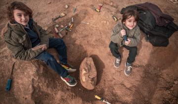 Imagen de Un nene de 8 años encontró el cráneo de un animal prehistórico en las playas de Santa Clara del Mar