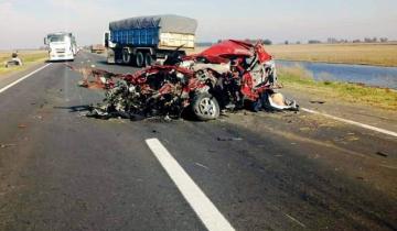 Imagen de Cuatro personas murieron en un accidente en la Ruta Nacional 3