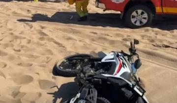 Imagen de Enduro del Verano: murió un joven tras una caída en moto en Villa Gesell