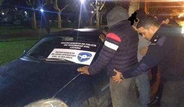 Imagen de Lezama: cinco hombres de San Clemente circulaban en un automóvil con pedido de secuestro