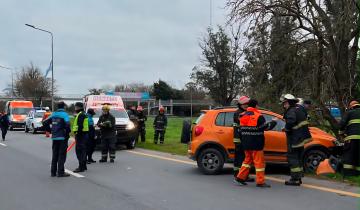 Imagen de Despiste en Ruta 2: un hombre y dos menores fueron trasladados al Hospital de Castelli