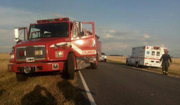 Imagen de Ayacucho: una familia herida tras un accidente en Ruta 29