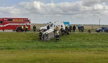 Imagen de Un trágico accidente en la Ruta 2 dejó el saldo de una mujer fallecida