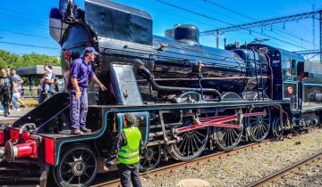 Imagen de La histórica locomotora a vapor circulará por el corredor ferroviario de la Región para celebrar los 140 años de la llegada del tren a Mar del Plata