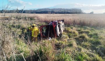Imagen de Ayacucho: siete heridos tras un choque frontal en la Ruta 29