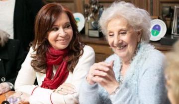 Imagen de Cristina Kirchner saludó a Estela de Carlotto por su cumpleaños