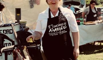 Imagen de Alcira Beatriz Freije se consagró campeona del Concurso de Asadores