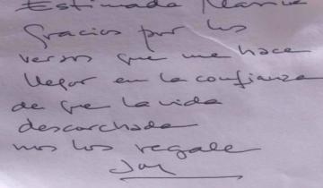 Imagen de Joan Manuel Serrat le escribió una carta a una escritora dolorense